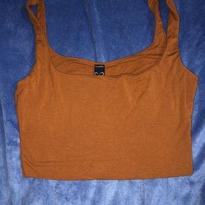 Burnt Orange Crop Top